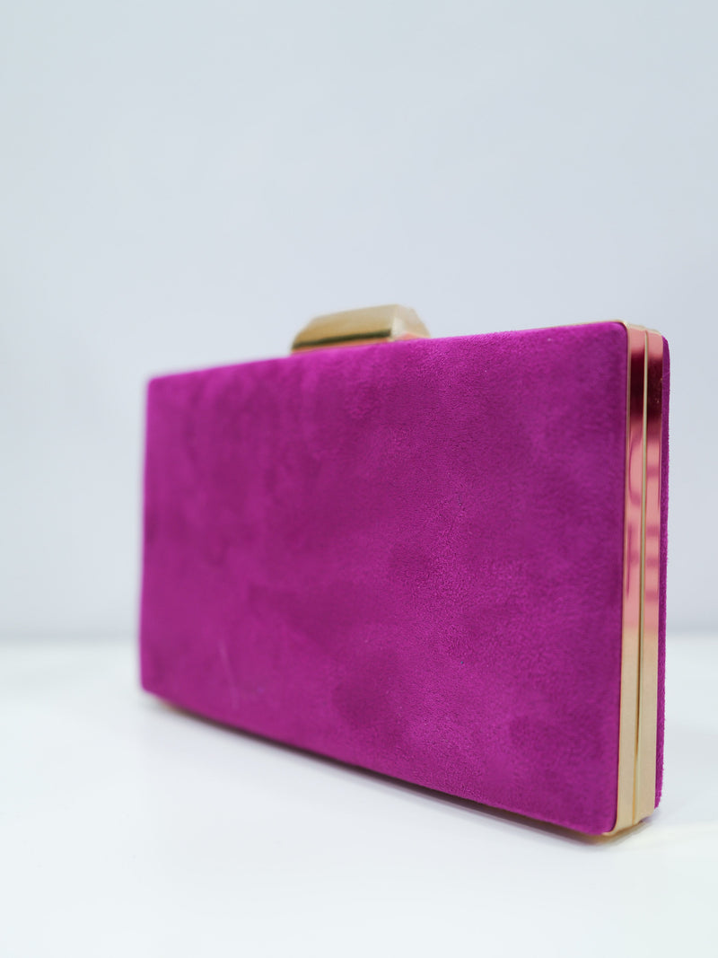 Pochette tressée jaune