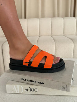 H Sandals - Orange