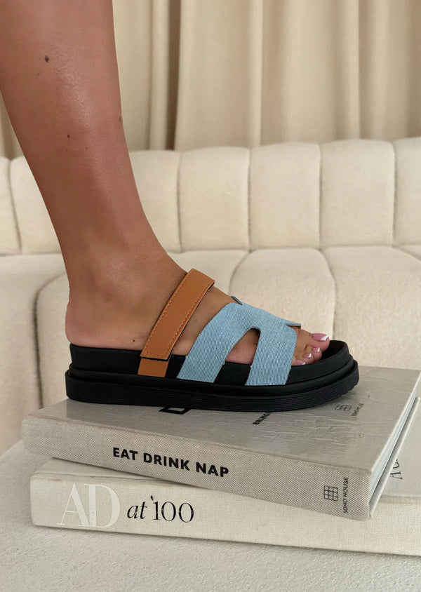 H Sandals - Blue