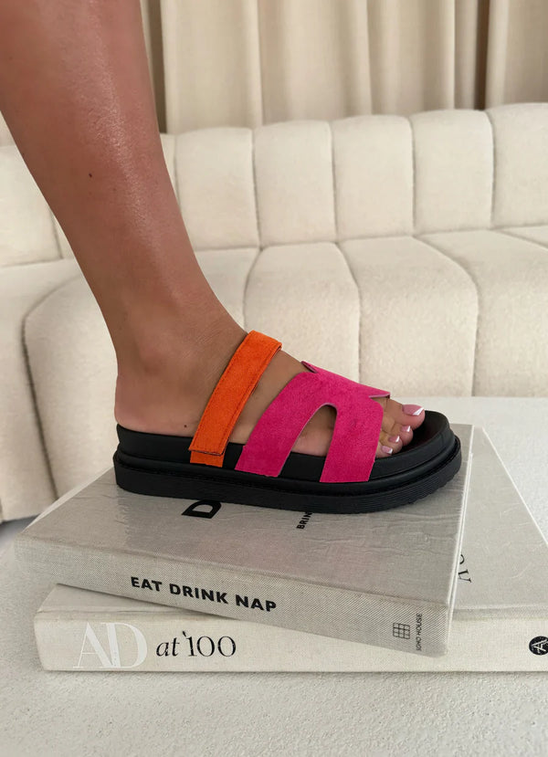 H Sandals - Red Glam
