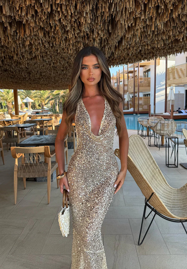 Sydney Dress - Gold