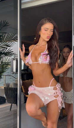 Luce 3 Piece Bikini - Rose